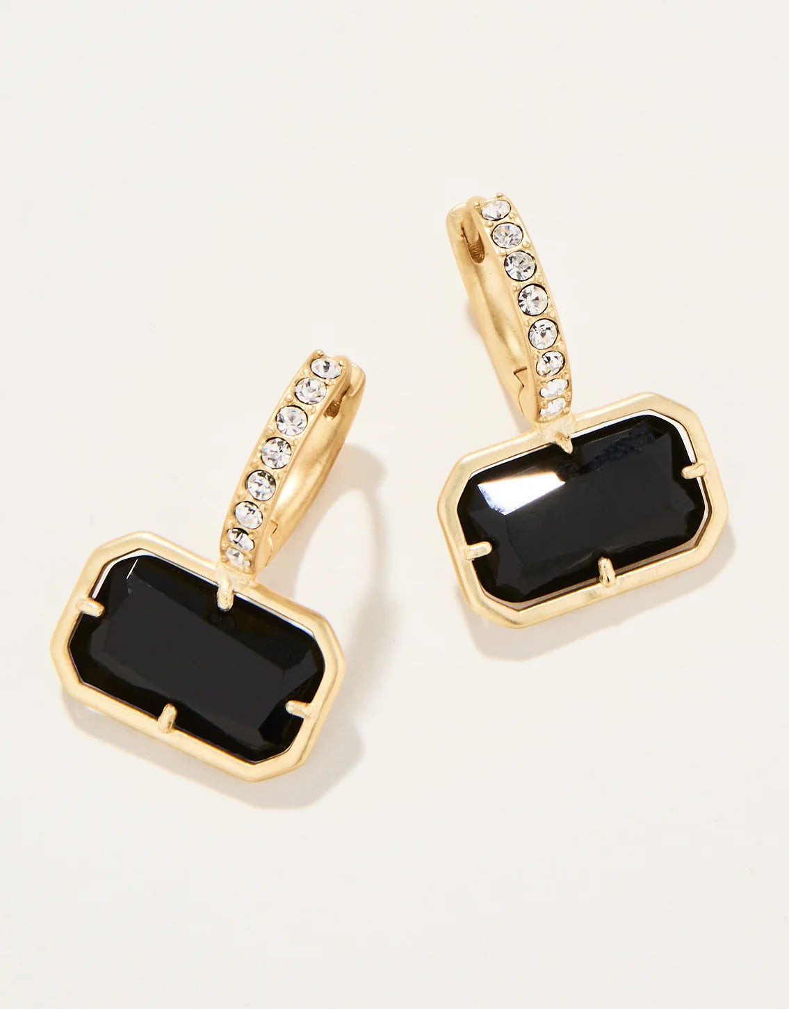 White Hall Earrings Black/Crystal by Spartina 449