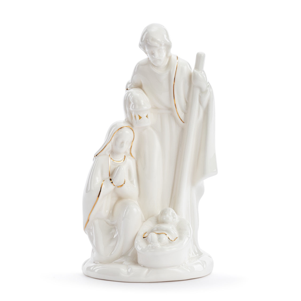 Ceramic LED Holy Family Figure