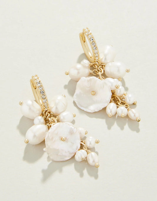 Pearl Party Earrings Pearl by Spartina 449
