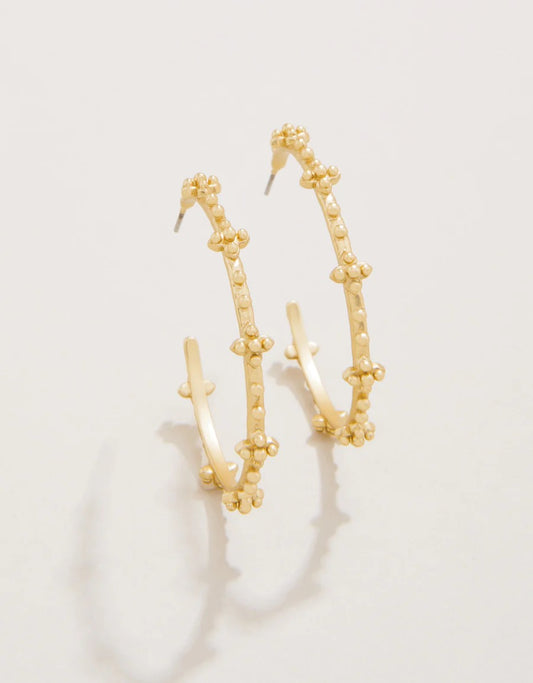 Richmond Hill Hoop Earrings 40mm by Spartina 449