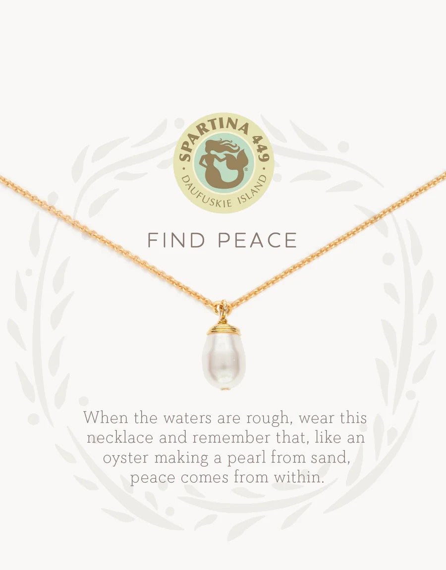 Sea La Vie Find Peace Necklace by Spartina 449