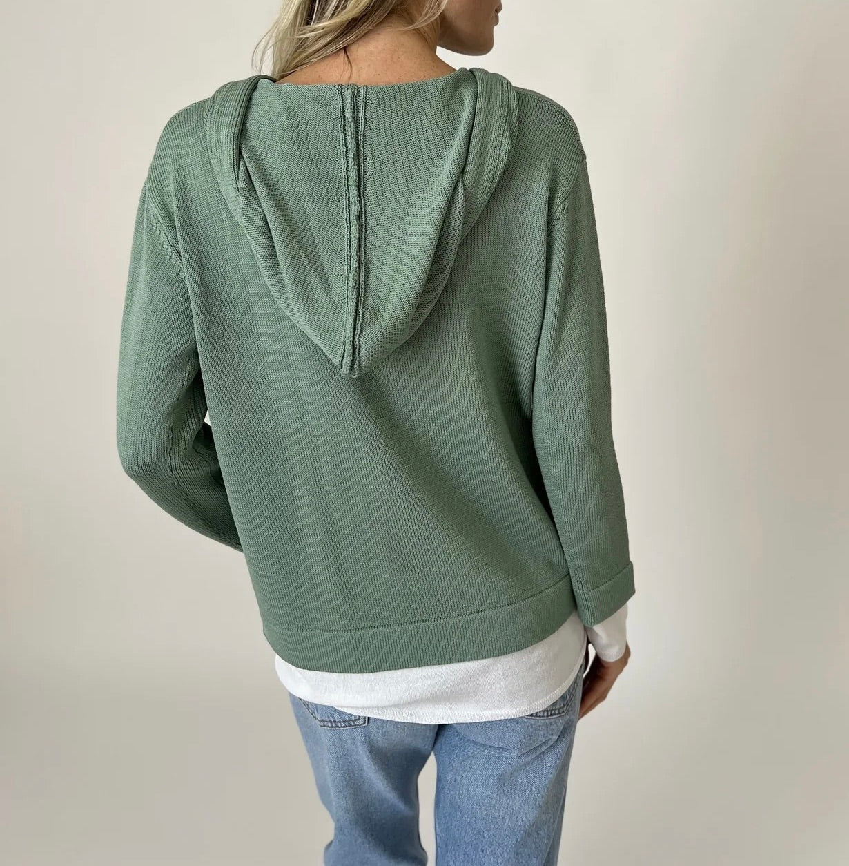 Abigail V-Neck Pullover Hoodie