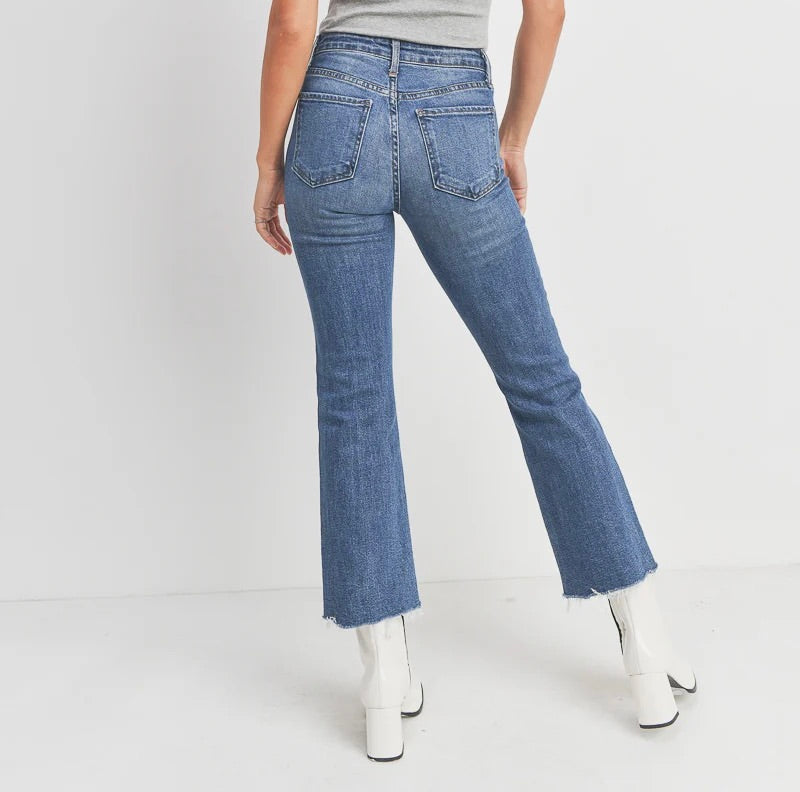 Just Black Vintage Cropped Flare