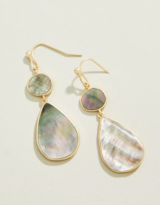 Batina Earrings Grey Mother-of-Pearl by Spartina 449
