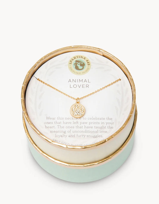 Sea La Vie Necklace Animal Lover/Paw by Spartina 449