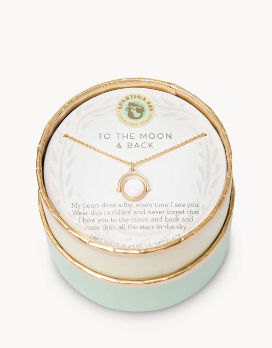 Sea La Vie To The Moon Back Reversible Necklace by Spartina 449