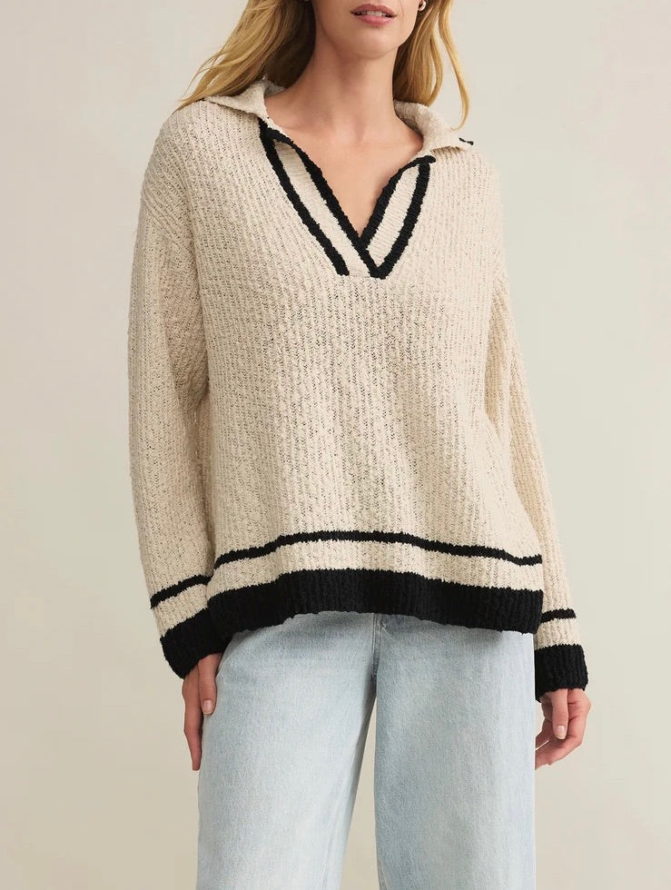 Z Supply Hammond Polo Sweater