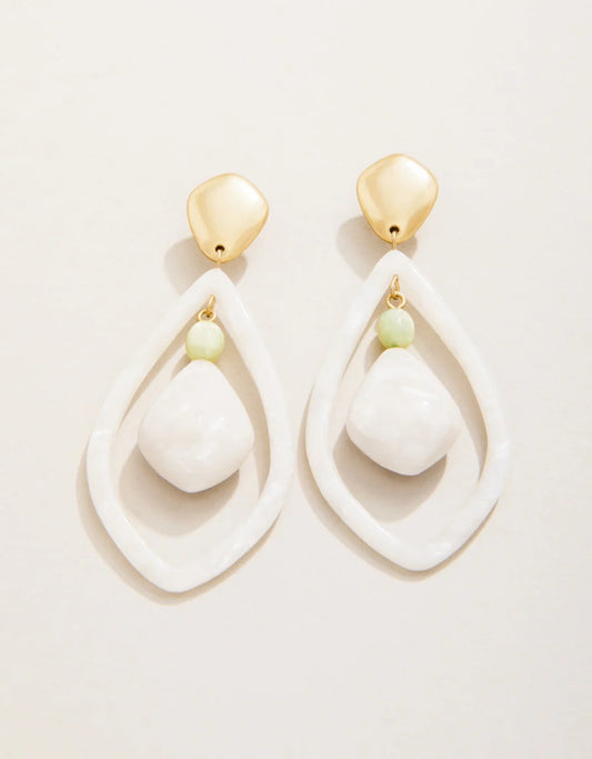 Grand Lagoon Earrings Pearlescent by Spartina 449