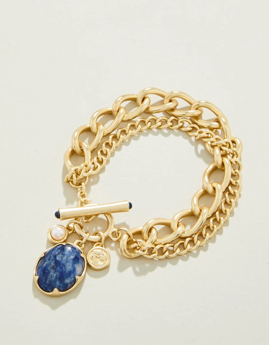 Coralie Toggle Bracelet Blue by Spartina 449