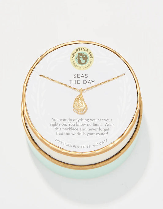 Sea La Vie Necklace Seas the Day/Oyster by Spartina 449