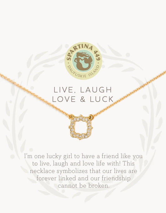 Sea La Vie Necklace Luck/Quatrefoil by Spartina 449
