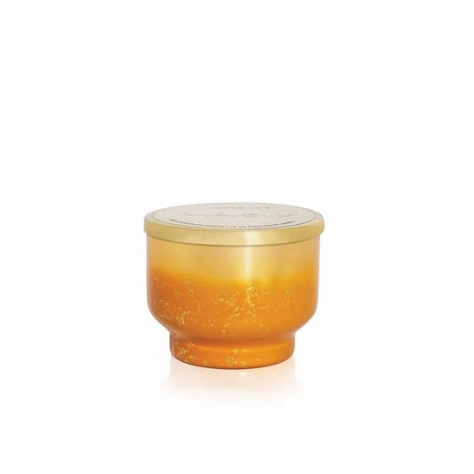 Capri Blue 10 Ounce Glimmer Inverted Jar Candle - Pumpkin Dulce