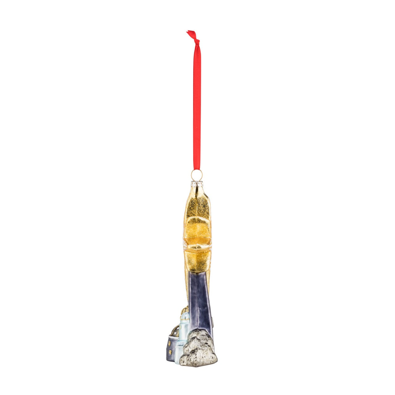 Holiday Blown Glass Star Over Bethlehem Ornament