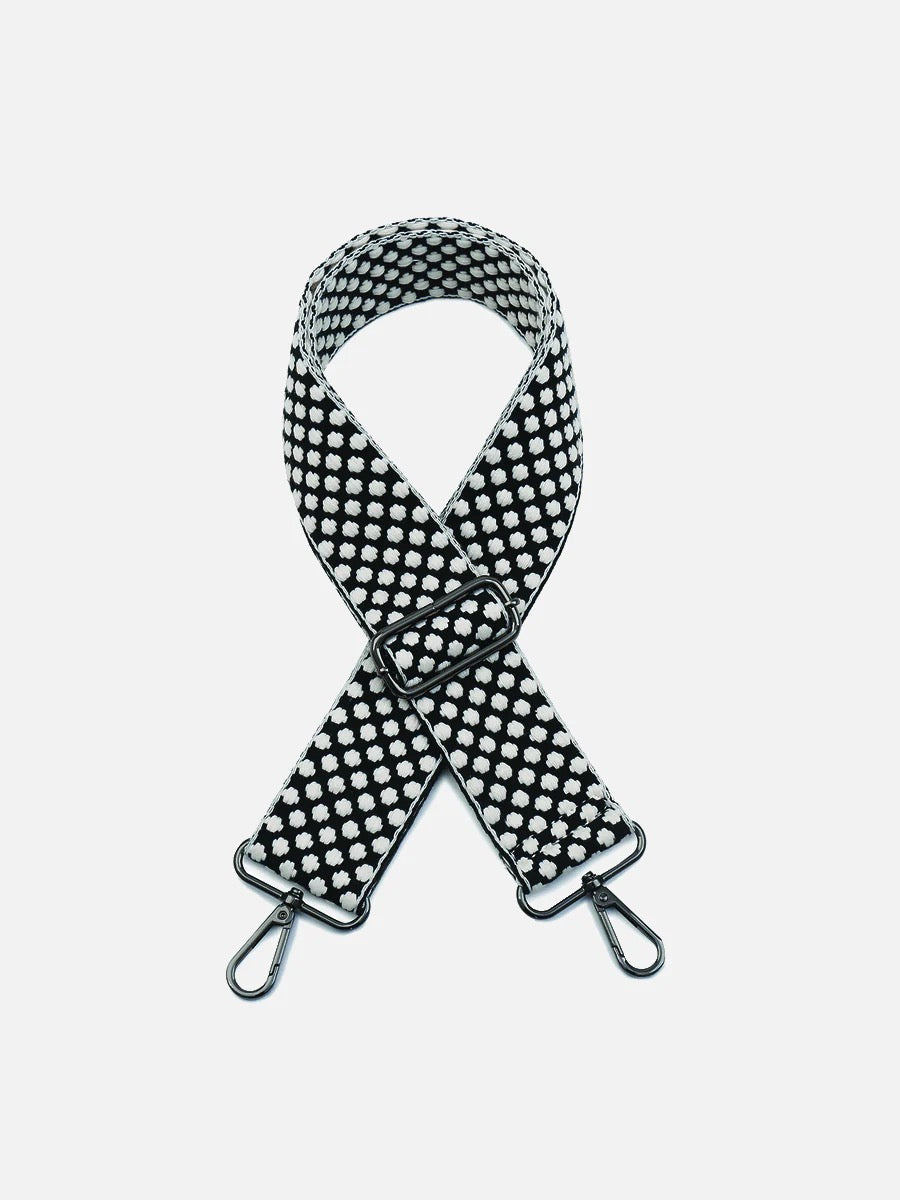 Jen & Co Dotted Guitar Strap - Black