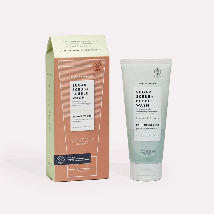 Voesh Sugar Scrub + Bubble Wash