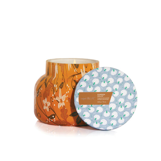 Capri Blue 19 Ounce Pattern Play Candle - Pumpkin Dulce