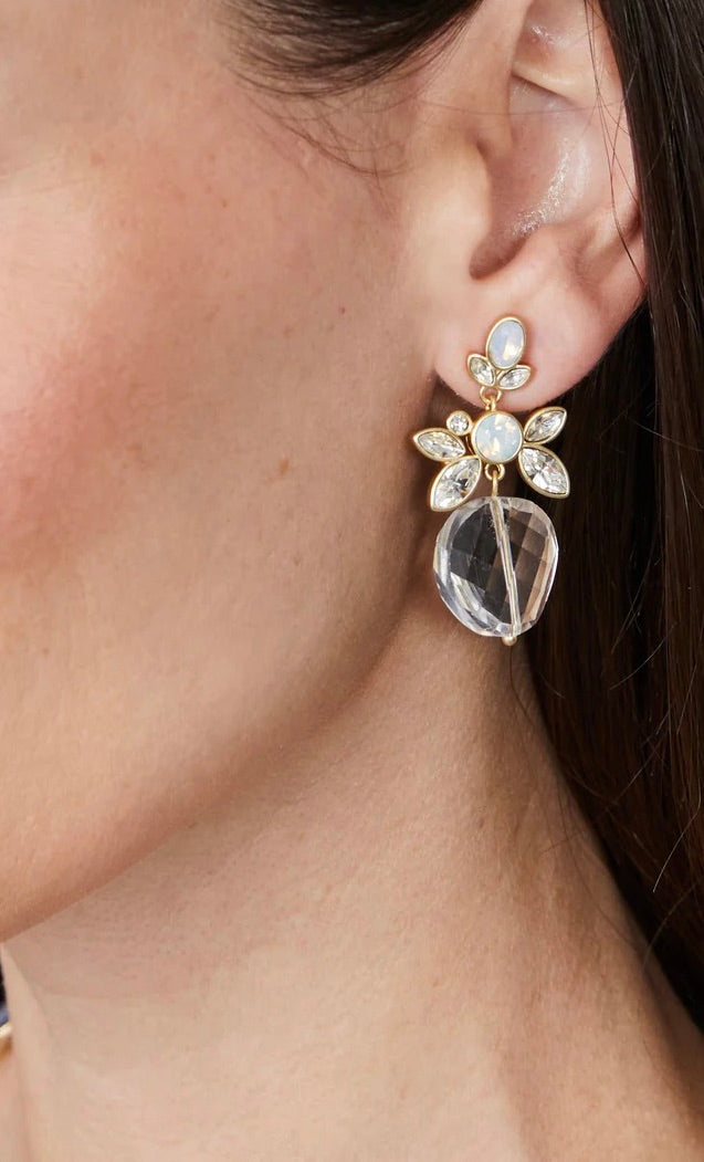 Gala Earrings Crystal by Spartina 449