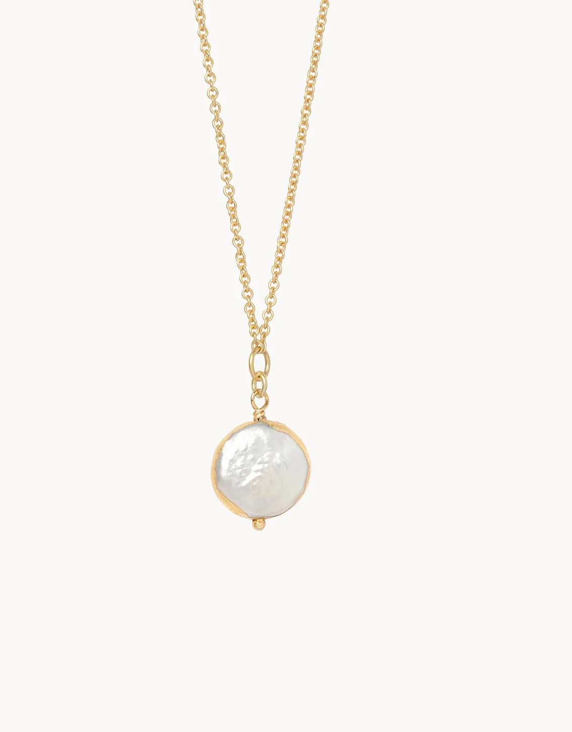 Sea La Vie Survivor Coin Pearl Necklace by Spartina 449