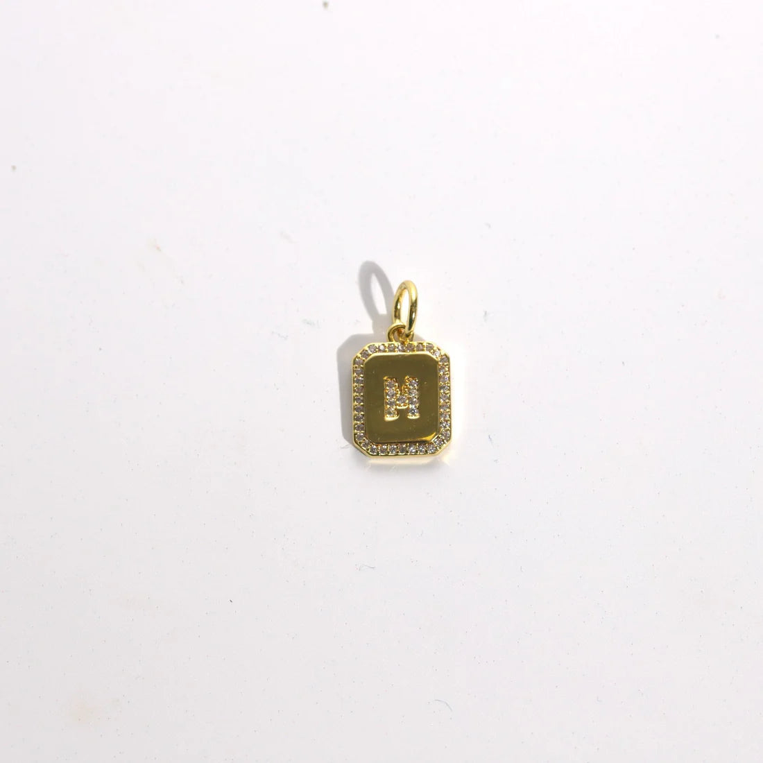 Goddess Charm Bar Initial Charm