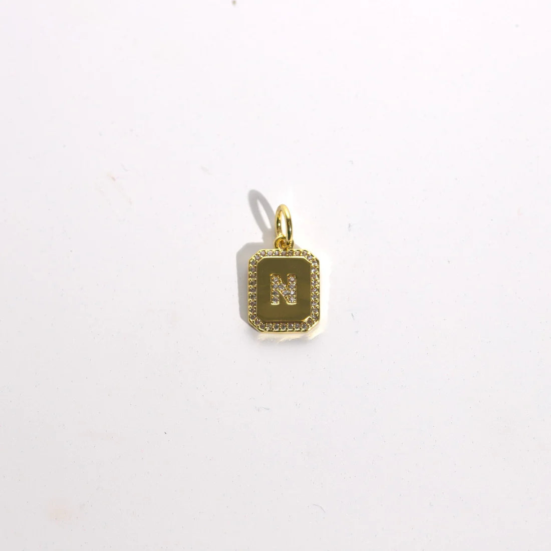 Goddess Charm Bar Initial Charm