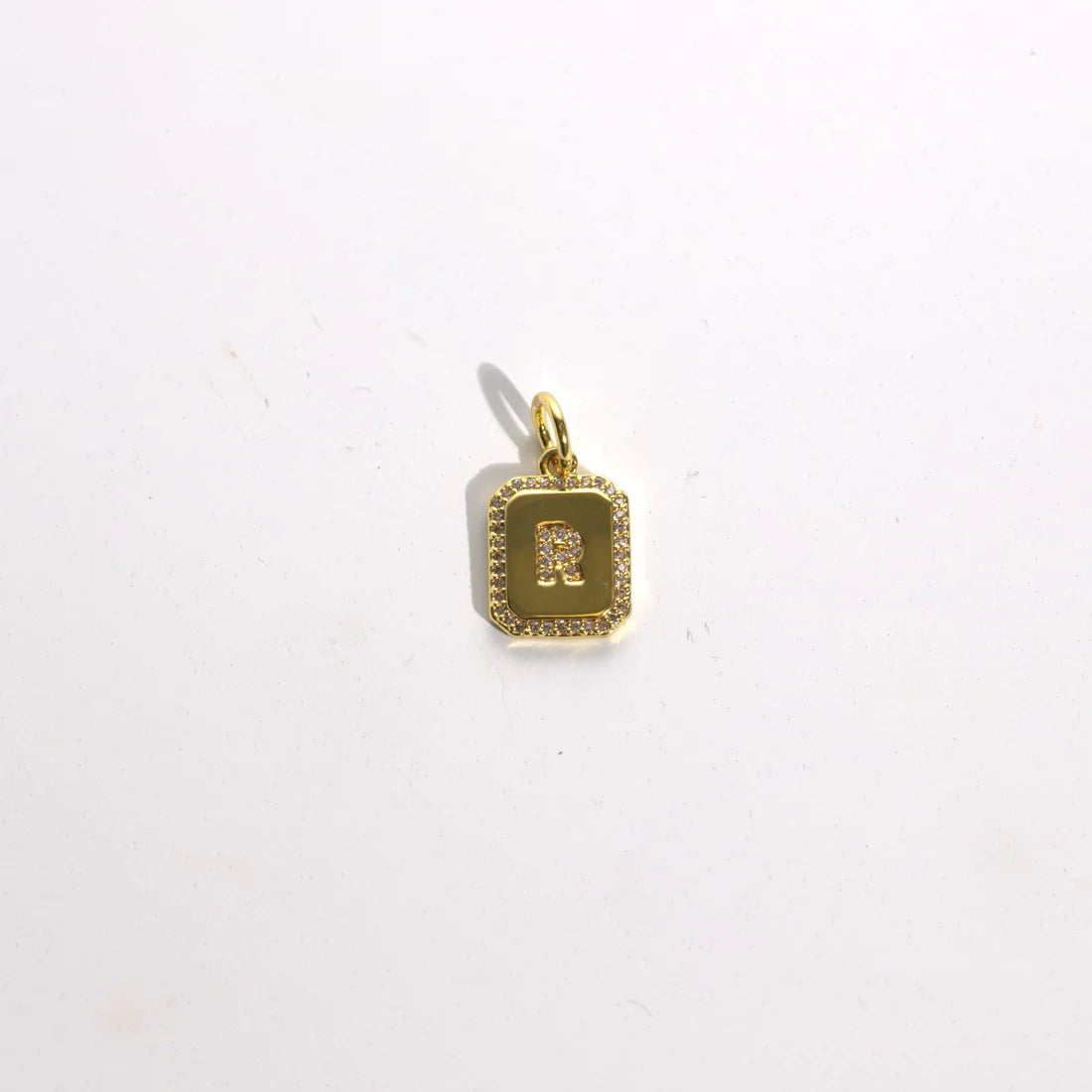 Goddess Charm Bar Initial Charm