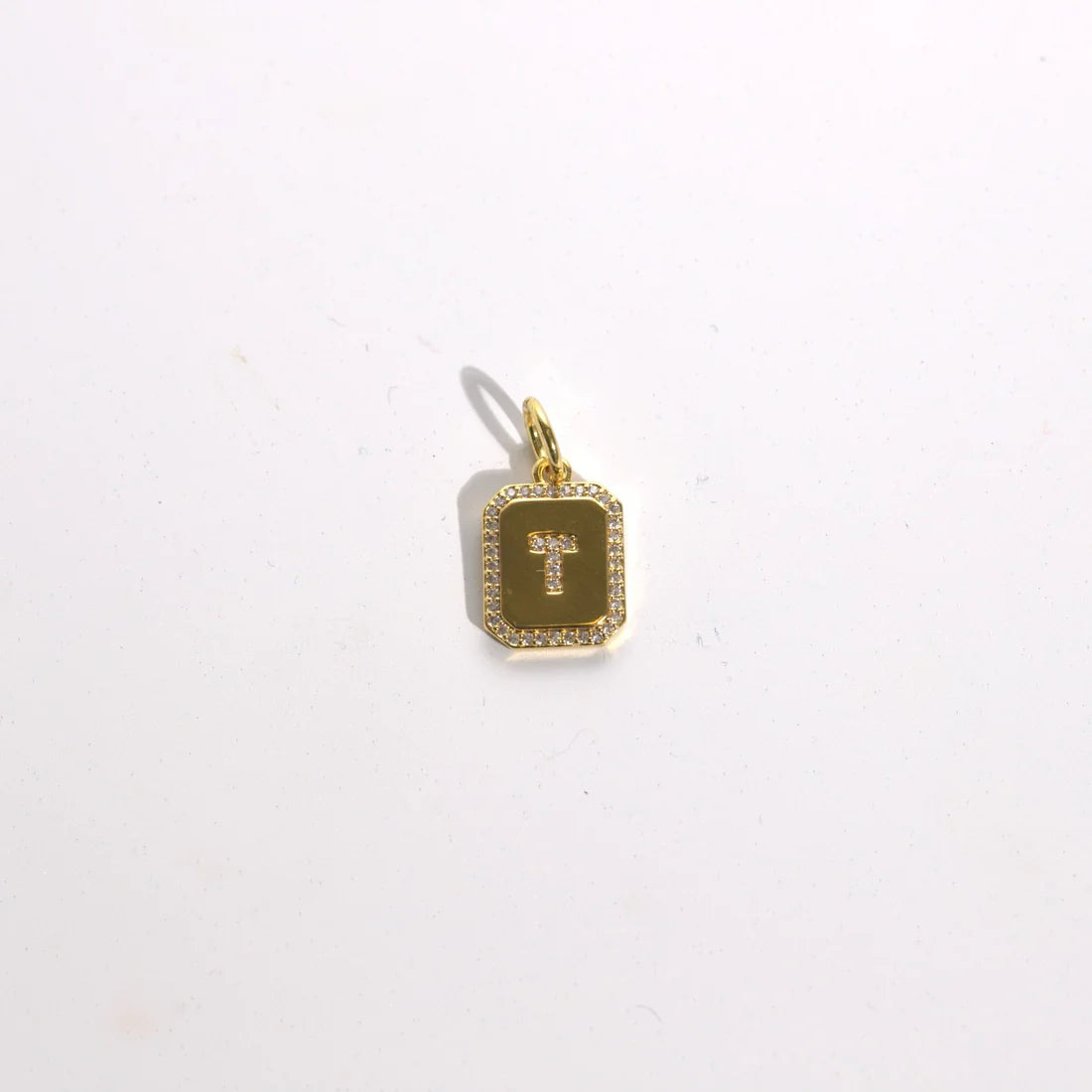 Goddess Charm Bar Initial Charm