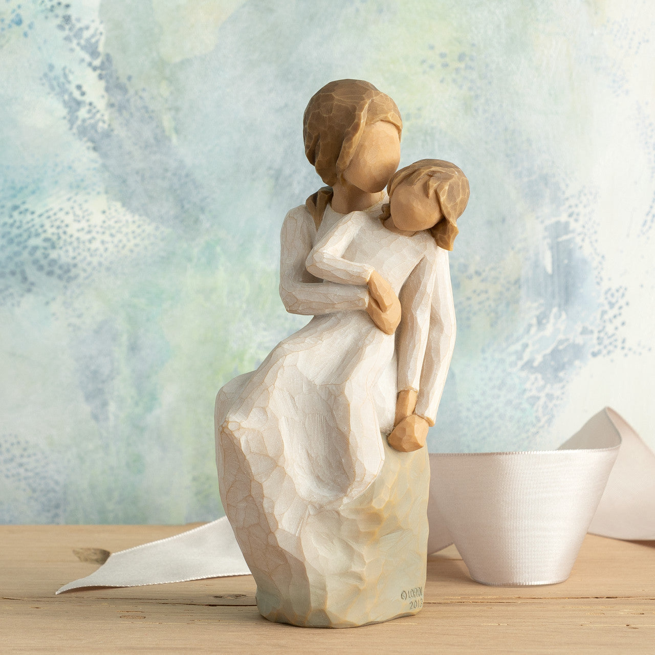 Mother Daughter Sculpted Figure by Susan Lordi | Willow Tree