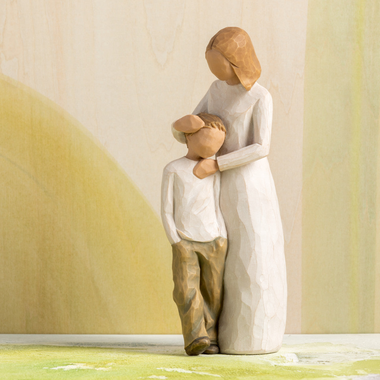 Mother and Son Sculpted Figure by Susan Lordi | Willow Tree
