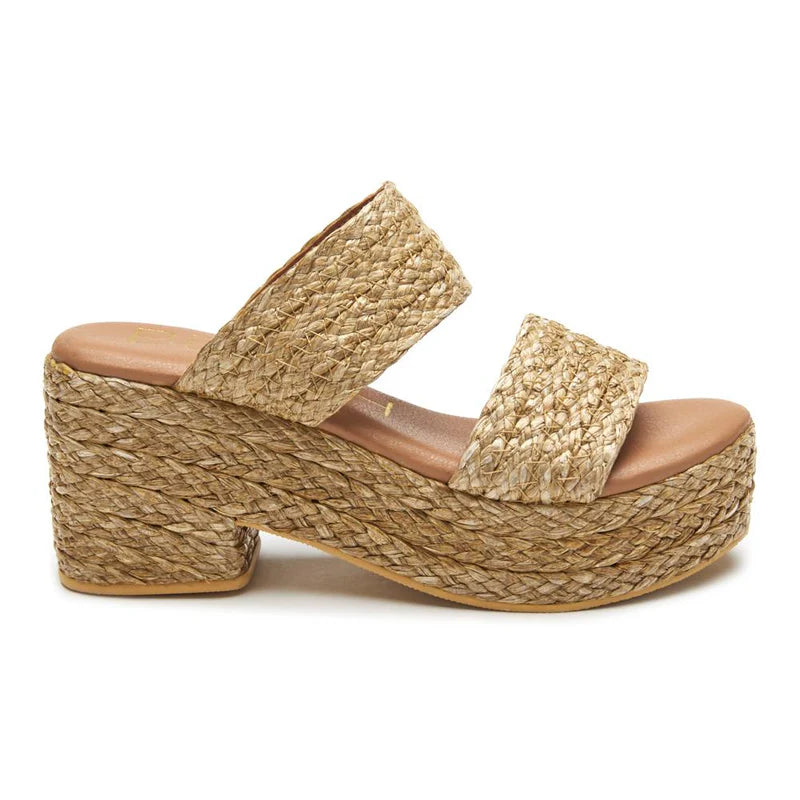 Beach Ocean Ave Platform Sandal - Cognac