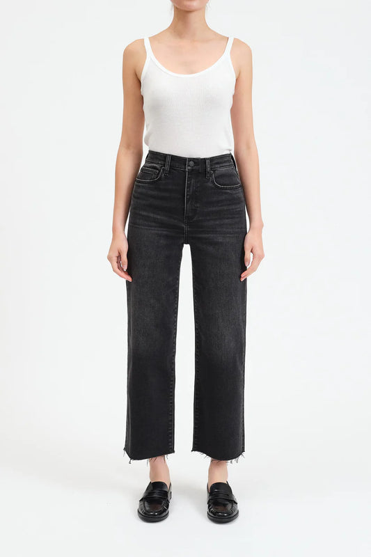 Daze Pleaser High Rise Wide Leg - Twilight