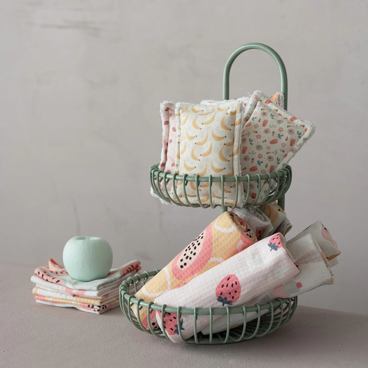 Printed Microfibre Tea Towel - Fruit Variety
