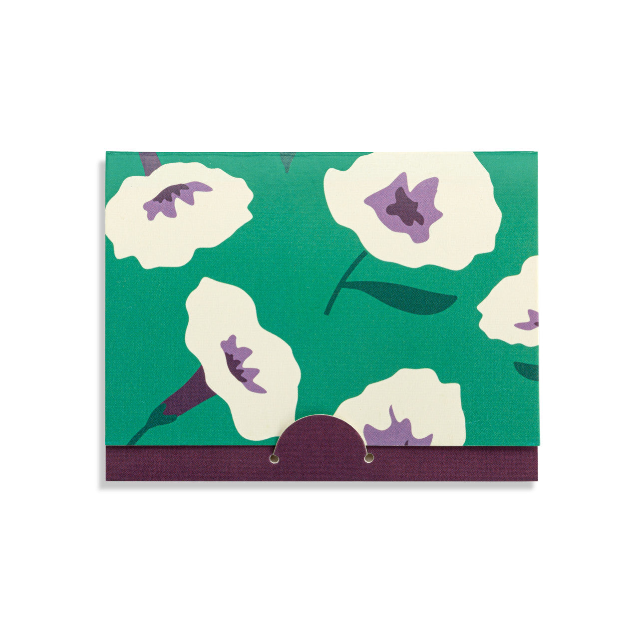 True Friend Floral Card & Gold Heart Necklace - 16in