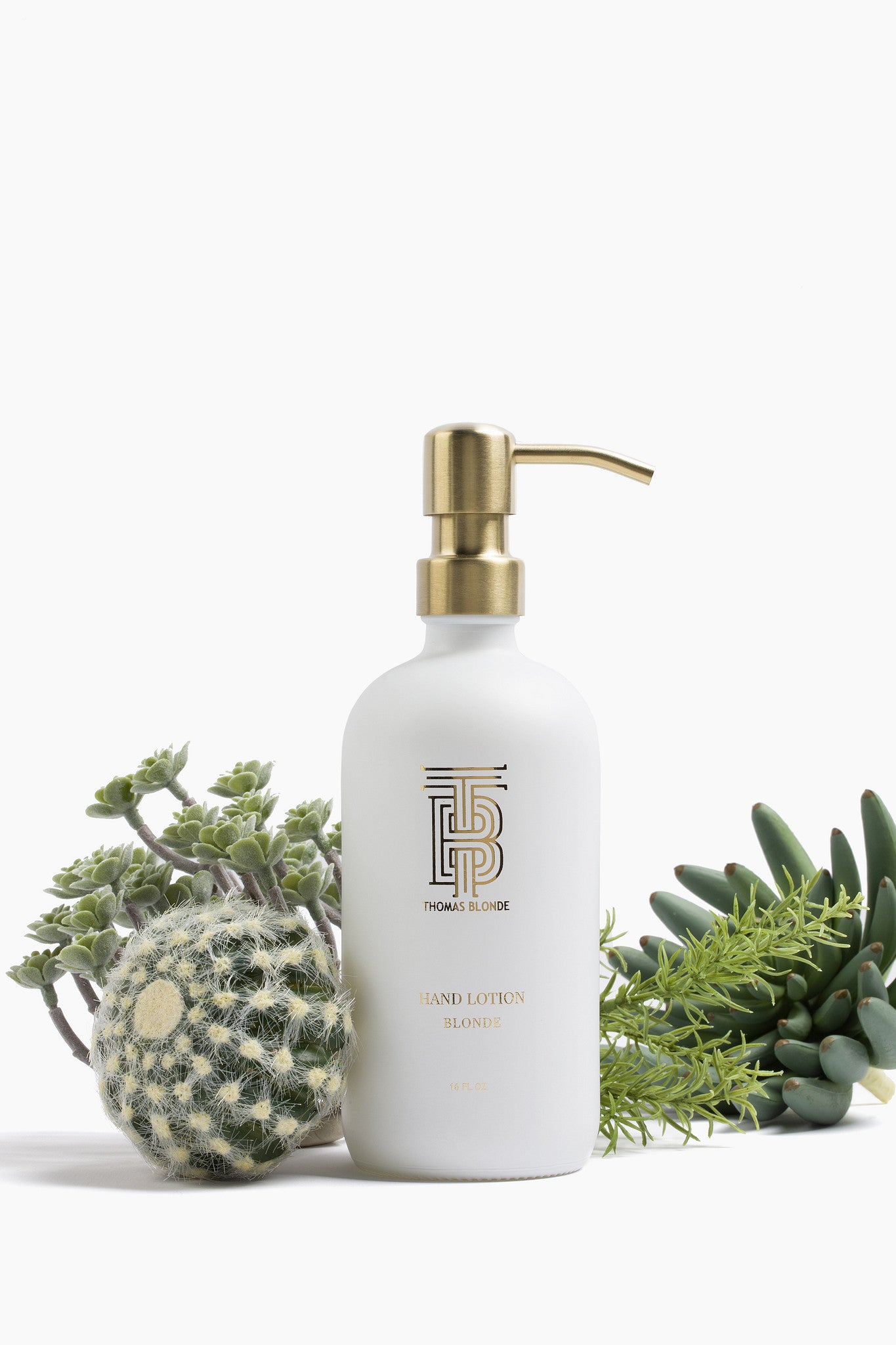 Thomas Blonde Hand Lotion Glass Dispenser - Joshua Tree