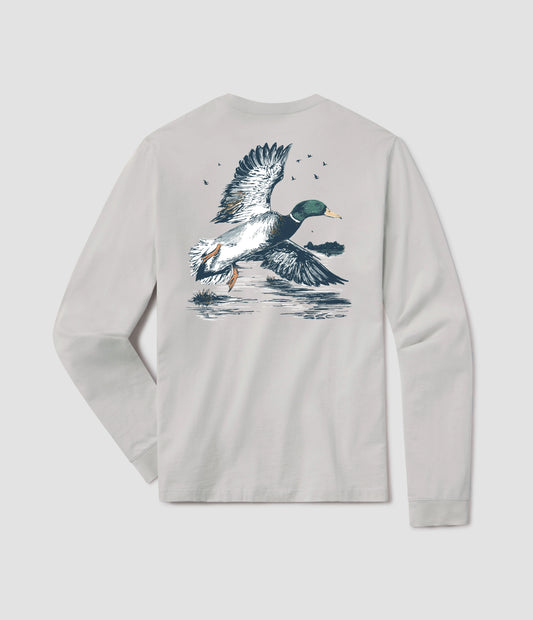 SSCO Winged Pursuit Tee L/S - Oyster