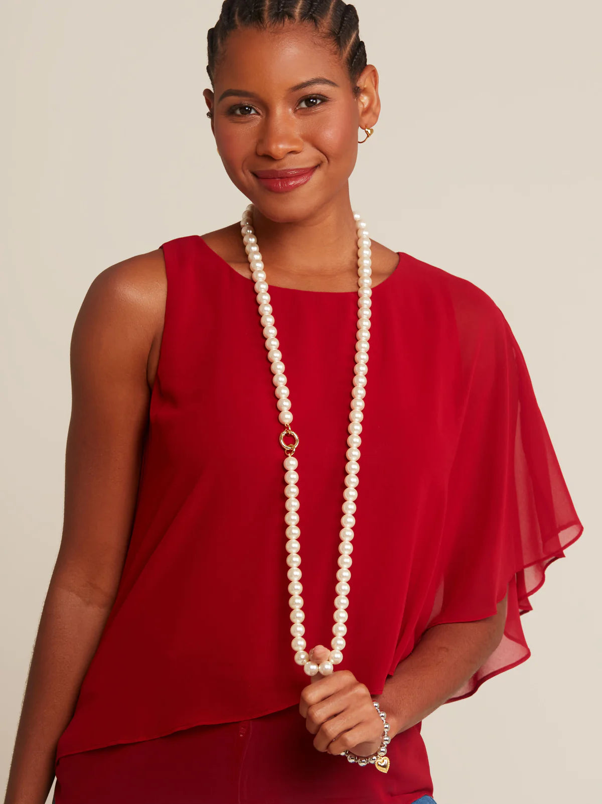 Fiona Pearl Crossbody Phone Lanyard
