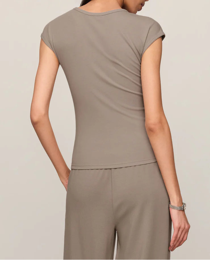 Z Supply Soft Trace Second Skin Top - Wild Mushroom