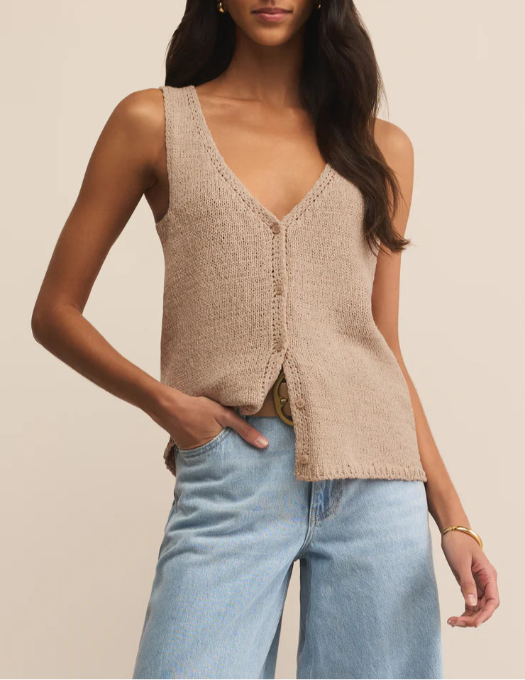 Z Supply Mage Sweater Vest - Natural