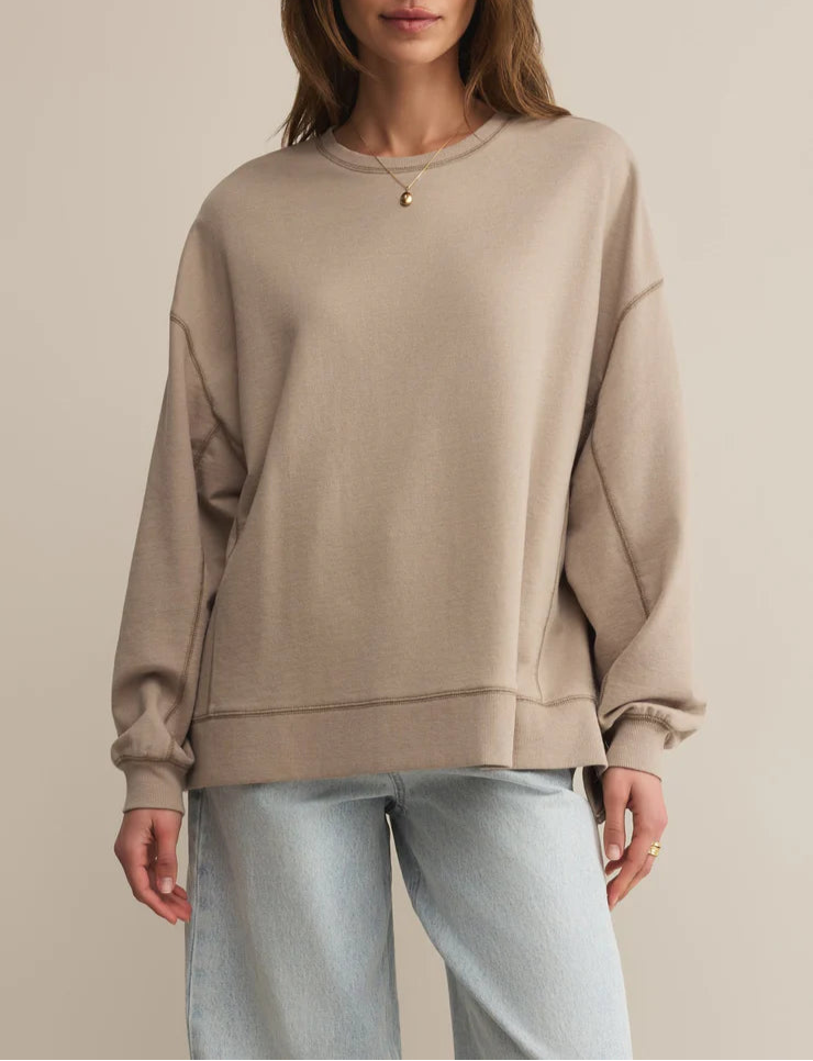 Z Supply Modern Weekender Sweatshirt - Retreat