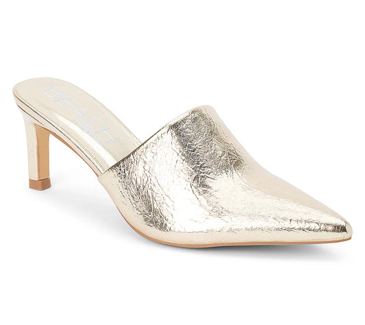 Beach by Matisse Garret Heeled Mule - Gold
