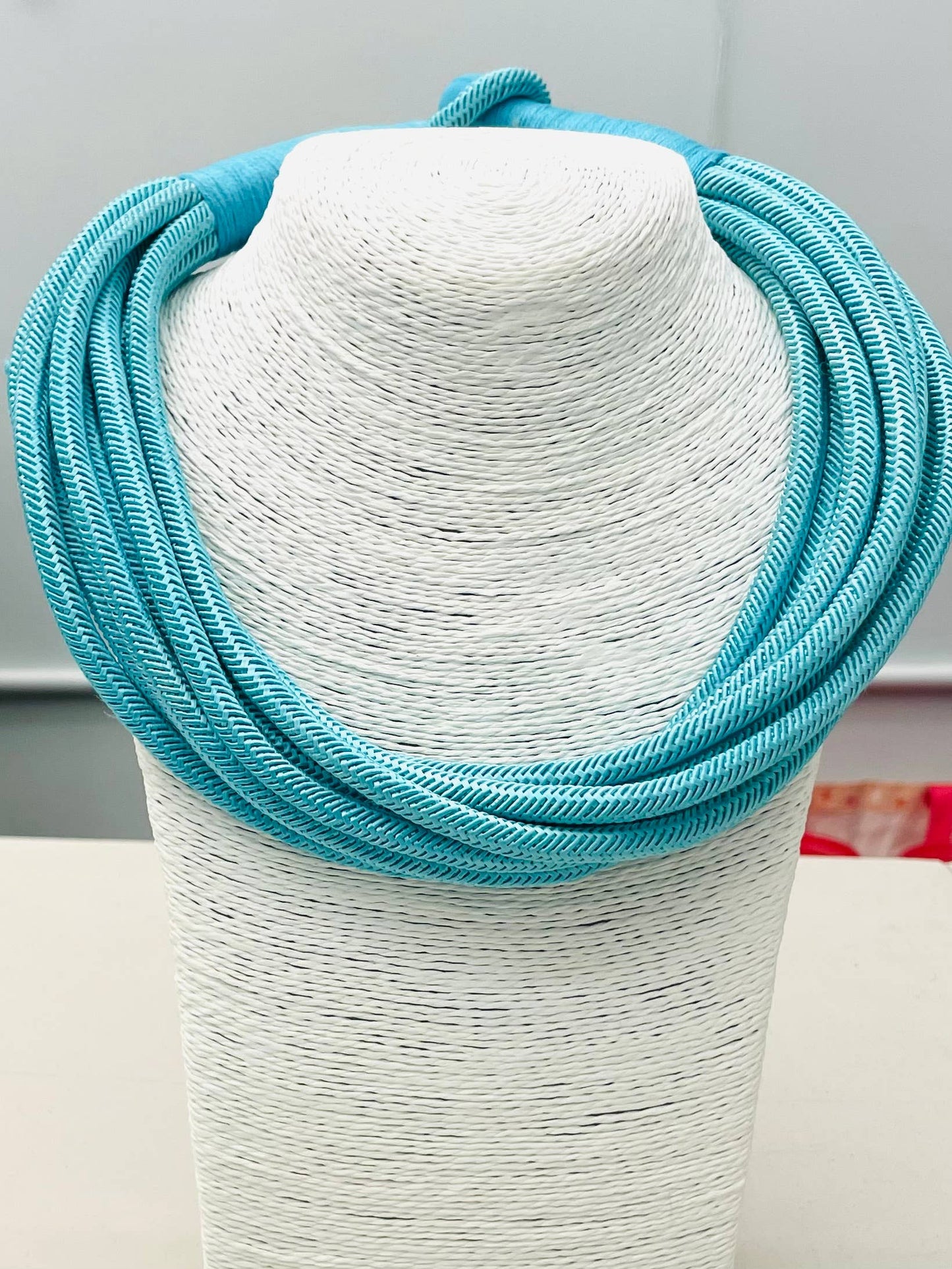 Original Slub 8-Strand Necklace - Turquoise
