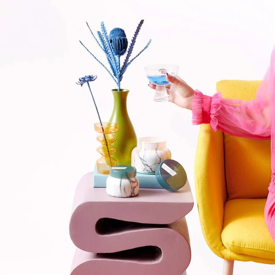 Capri Blue Modern Marble Blue Jean Candle - 19oz.