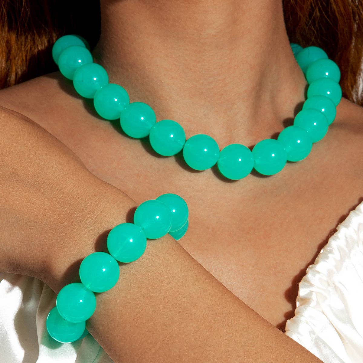 Dopamine Colorful Acrylic Beaded Bracelet