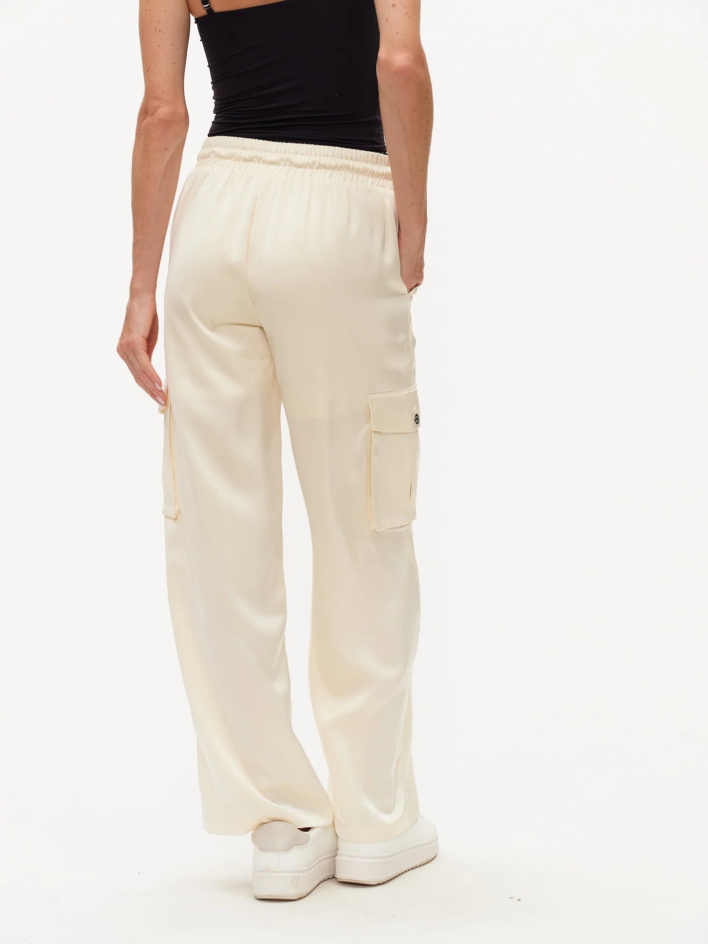 Elsa Cargo Pants - Vanilla Cream