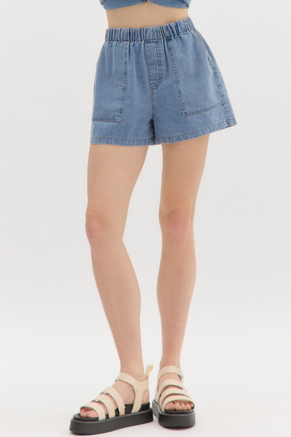 Must Have Everyday Shorts - Denim Blue