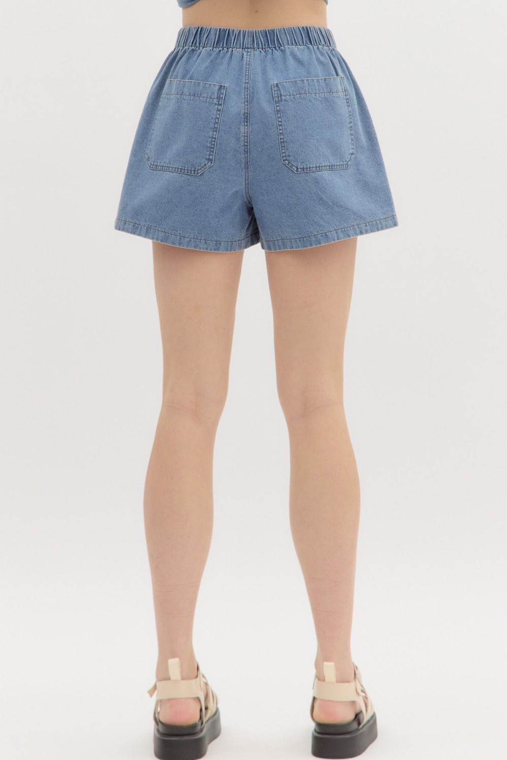 Must Have Everyday Shorts - Denim Blue
