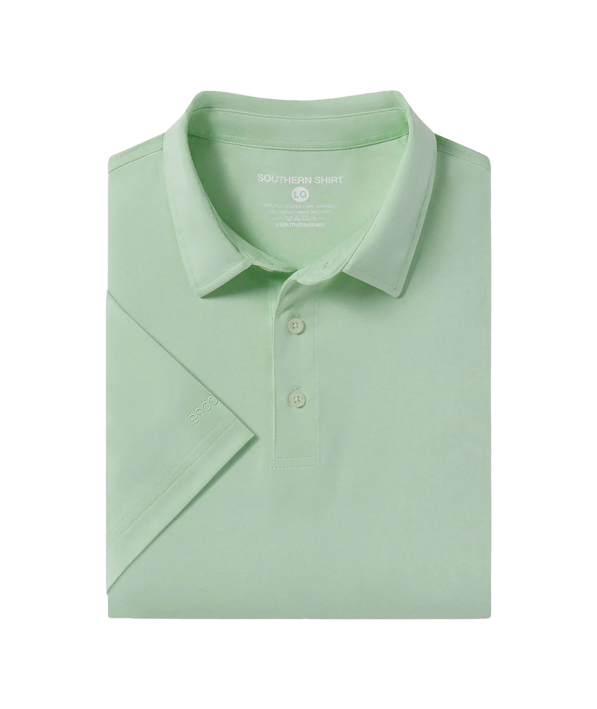 SSCO Grayton Heather Polo - Vapor Green