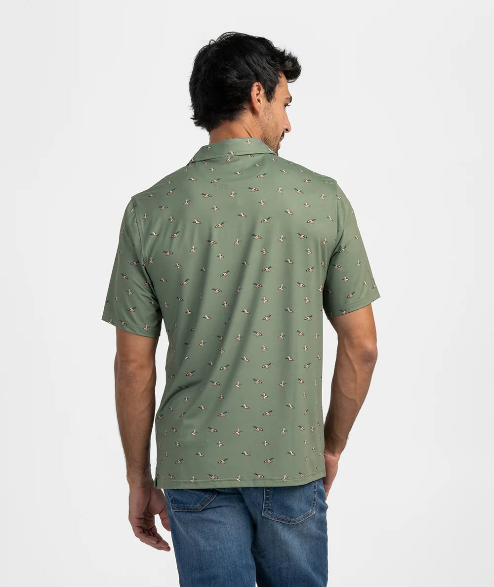 SSCO Feathered Frenzy Printed Polo - Feather