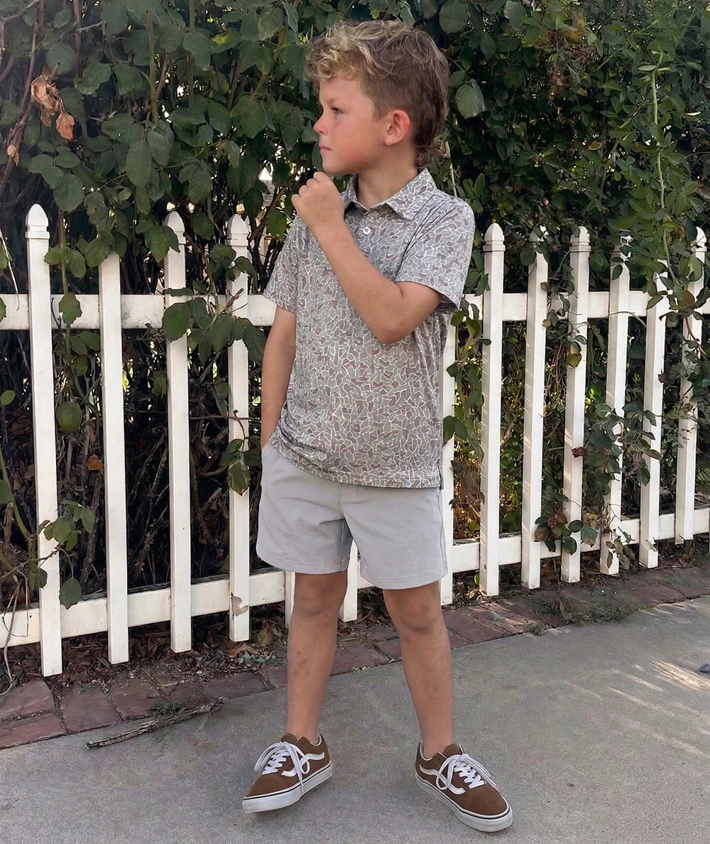 SSCO Youth Hunters Hideaway Printed Polo - Ridgeline