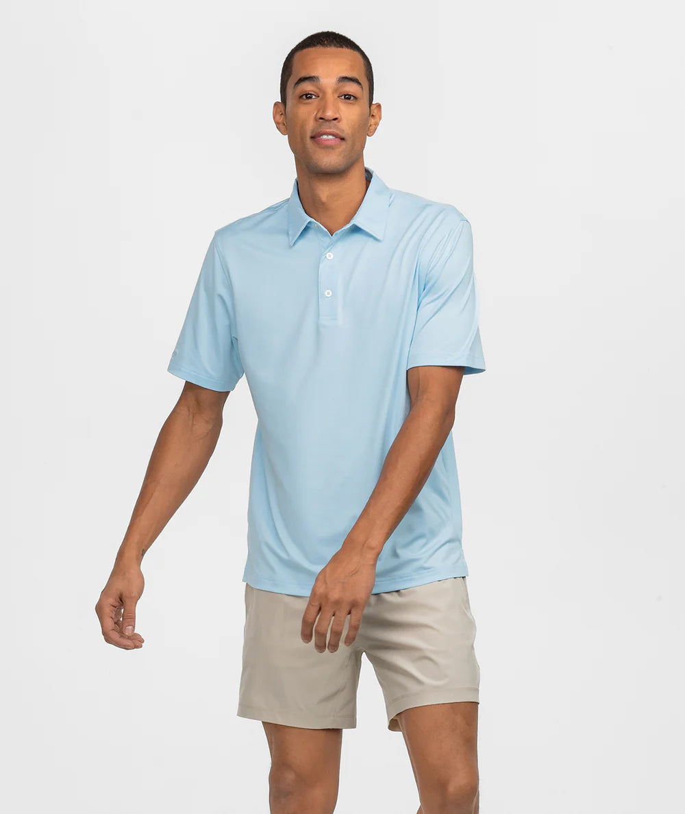 SSCO Grayton Heather Polo - Skyway