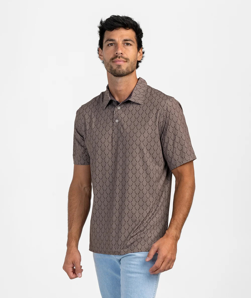 SSCO Love Of The Hunt Printed Polo - Buckshot